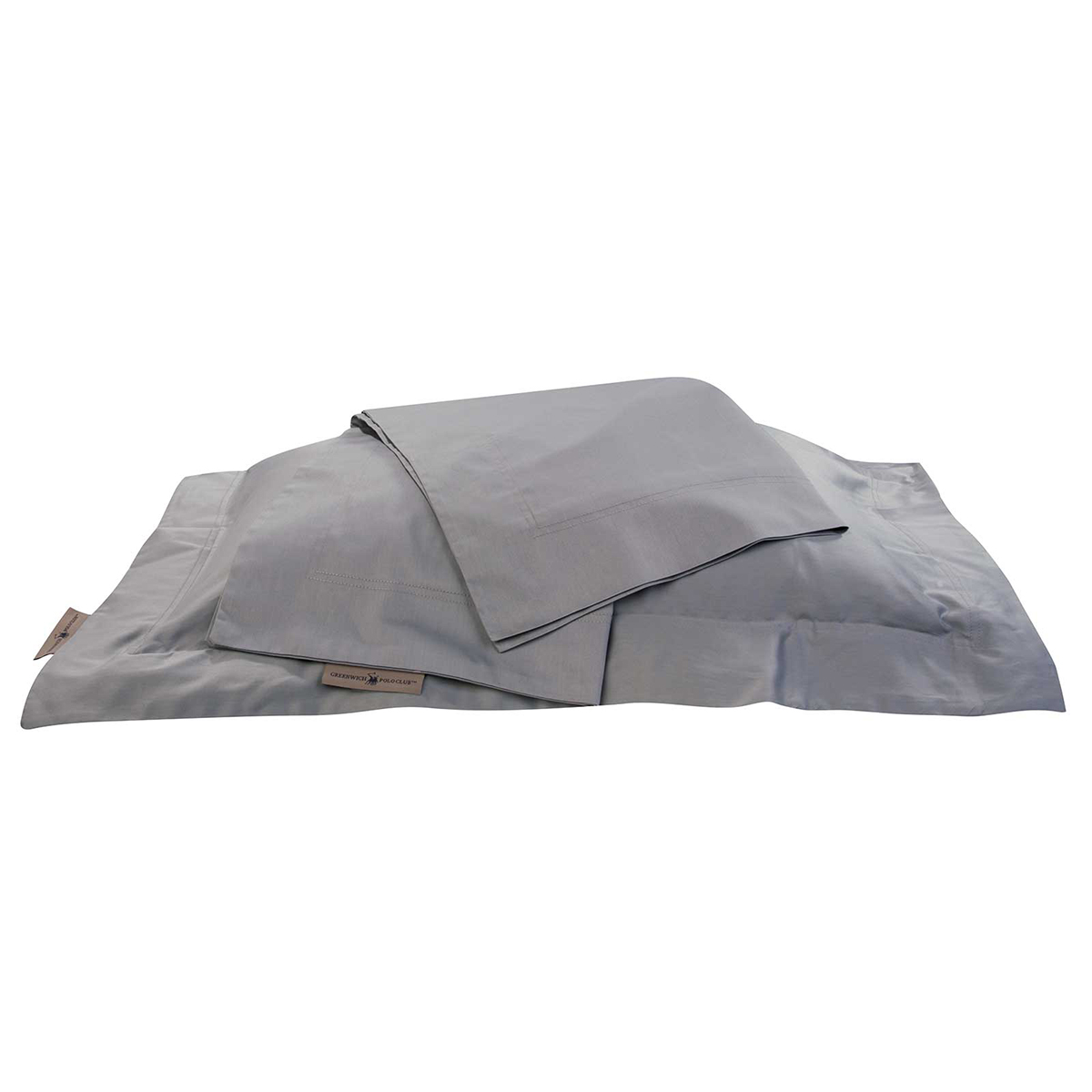 Ζεύγος Μαξιλαροθήκες Oxford (50x70) Greenwich Polo Club Cozy 2255 Grey
