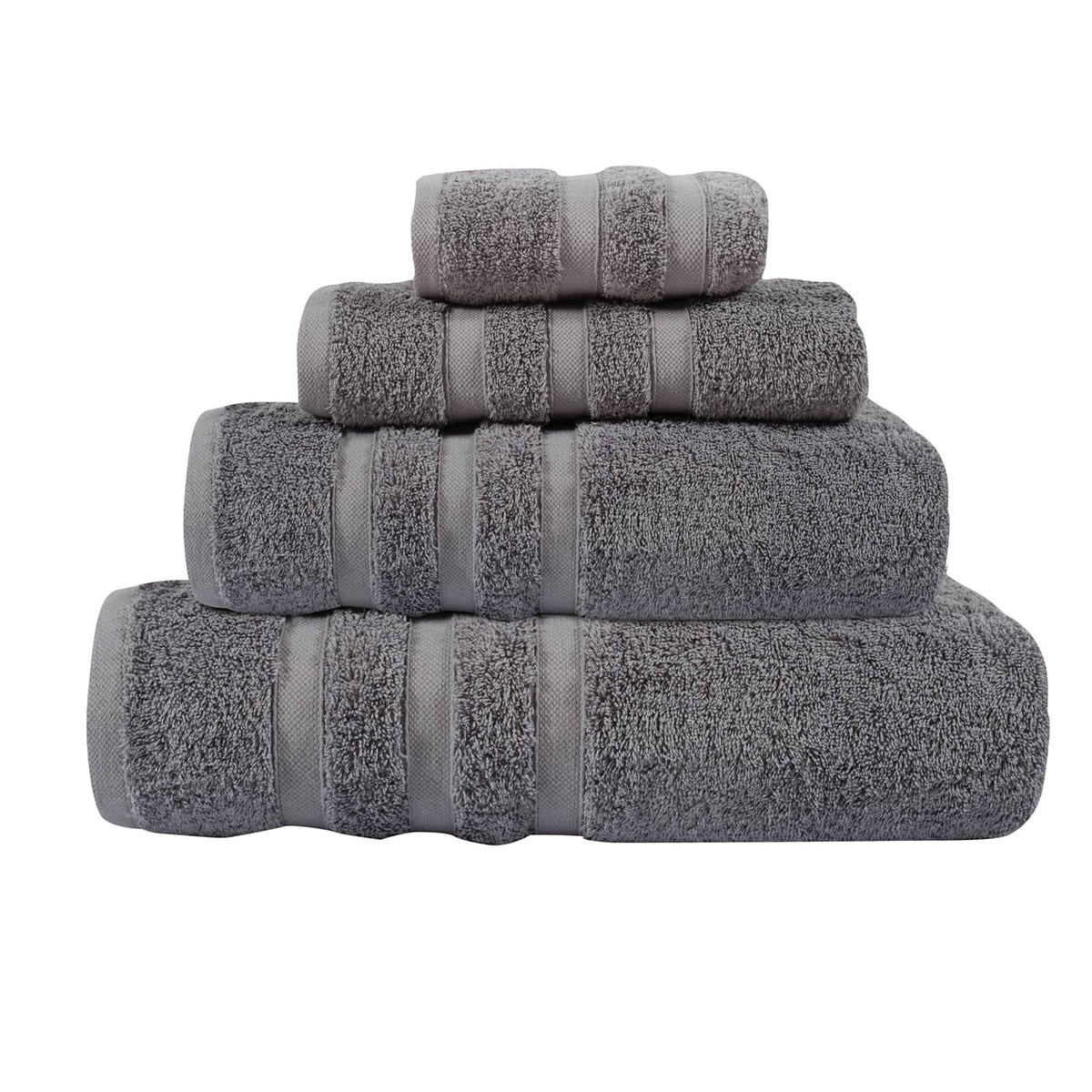 Πετσέτα Σώματος (90x160) Das Home Prestige Line 650gsm 1163 Anthracite