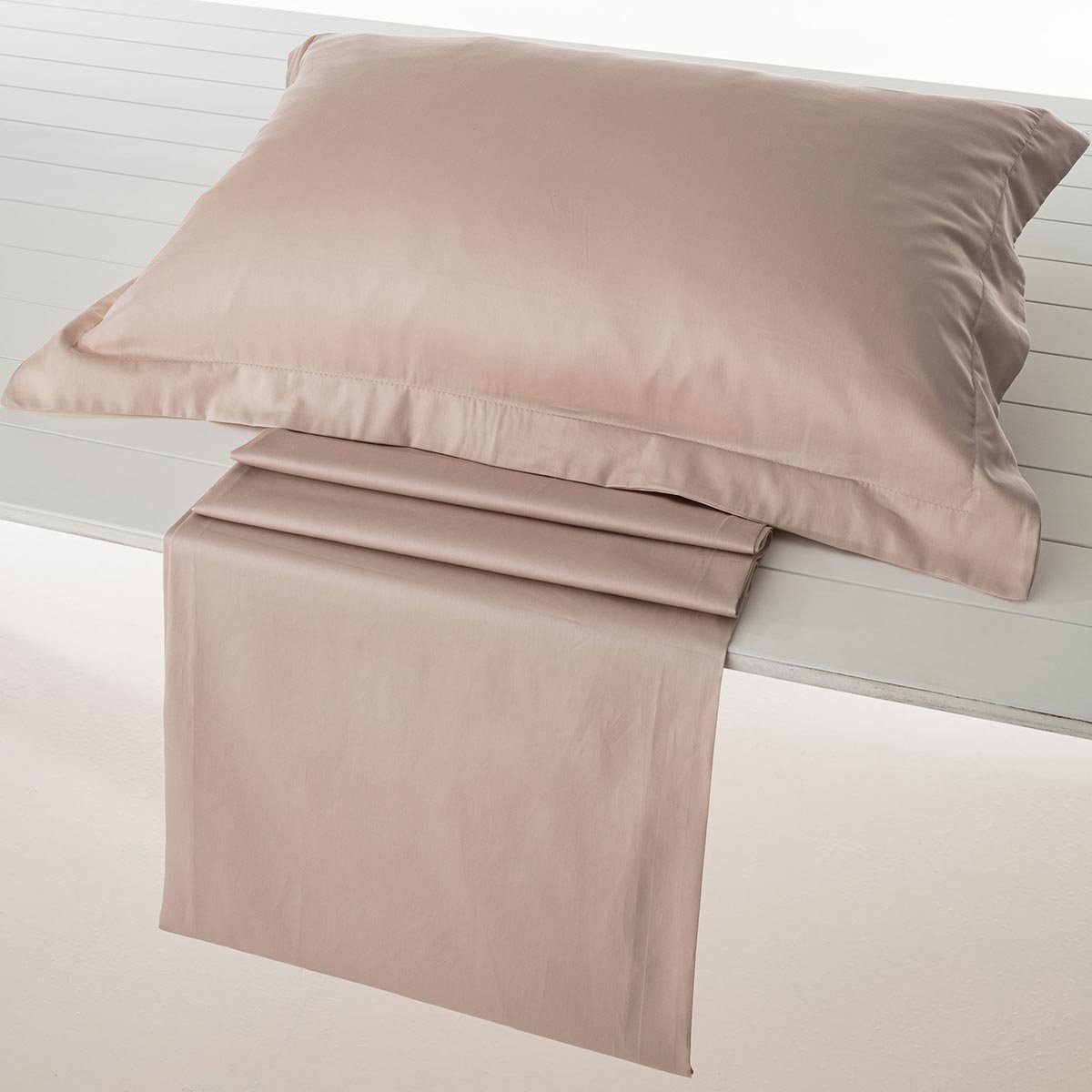 Σεντόνι King Size Με Λάστιχο (180x200+40) Vesta Athena 303 Beige
