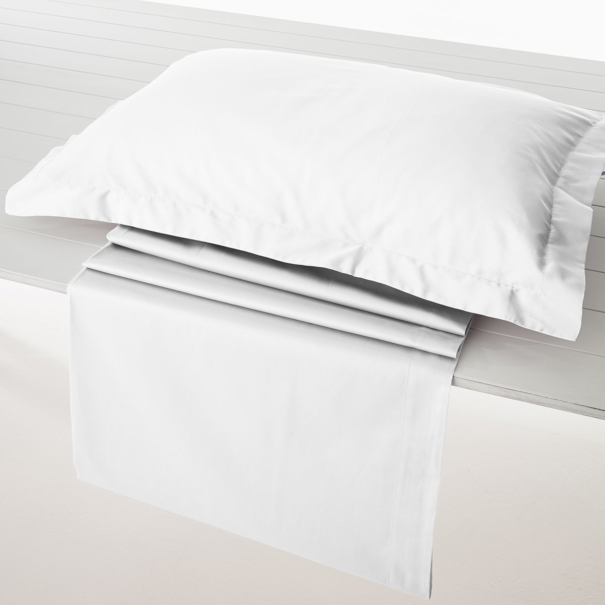 Σεντόνι King Size Με Λάστιχο (180x200+40) Vesta Athena 300 White
