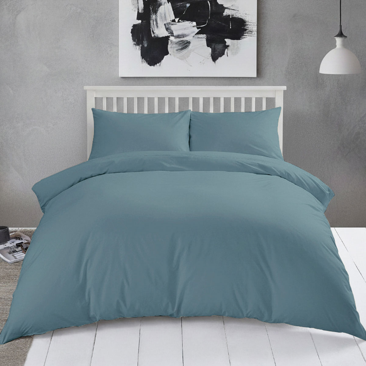 Σεντόνια Μονά Επίπεδα (Σετ) Melinen Urban AW2024 Dark Aqua